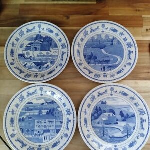 Four Wysocki/ Nikko Heartland Salad/Dessert Plates
